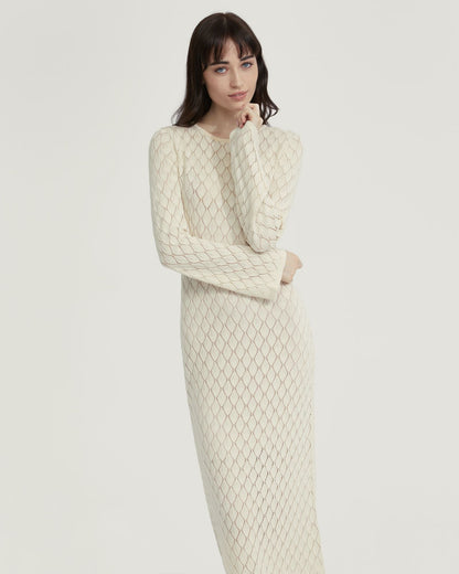 Aime Pointelle Dress With Slip