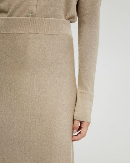 Elke Knitted Metallic Skirt