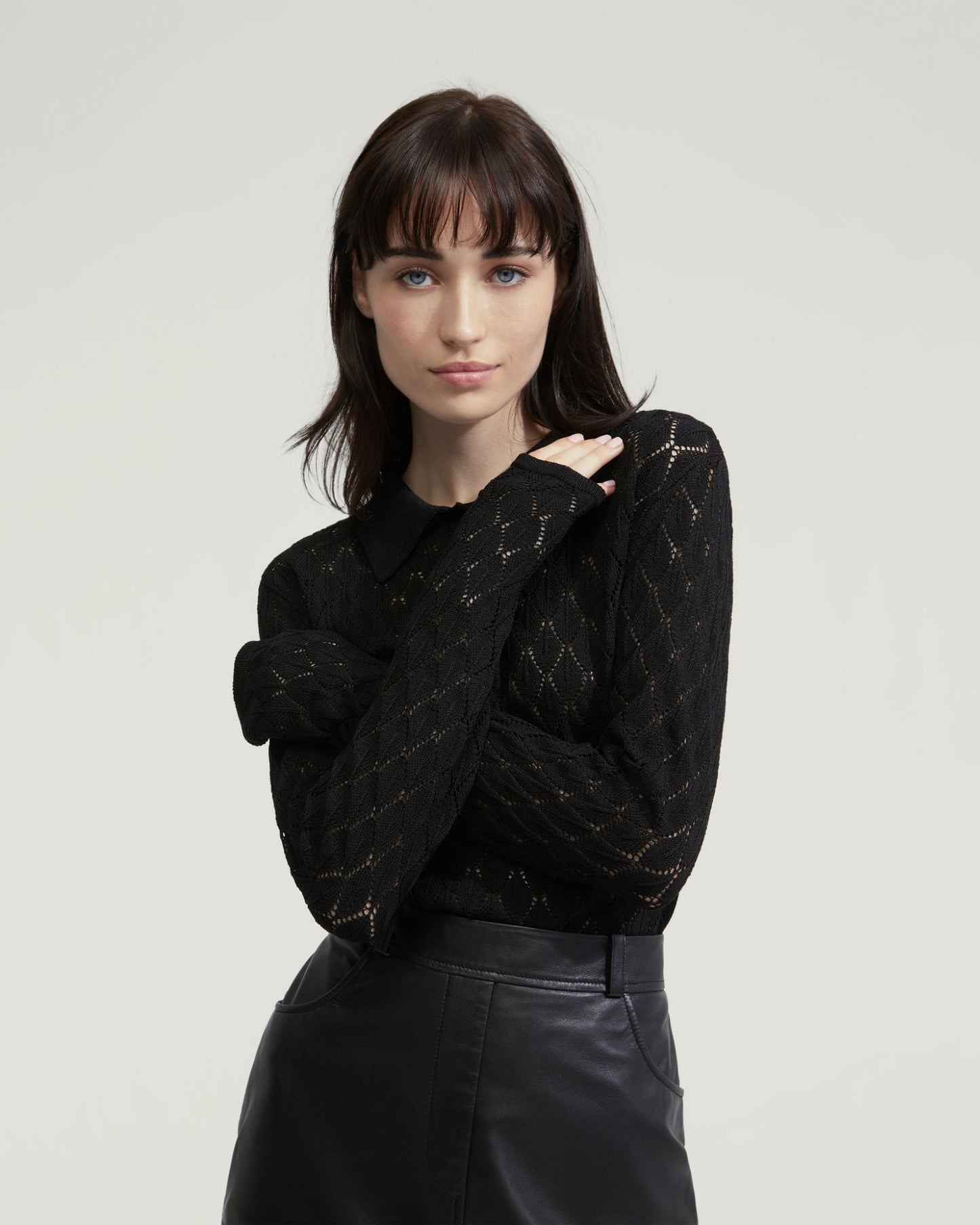 Hana Polo Neck Knit