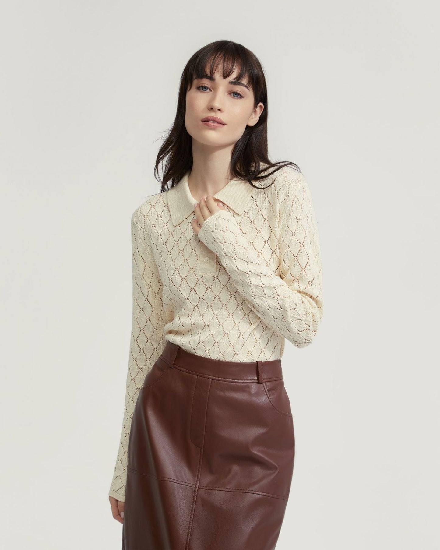 Hana Polo Neck Knit