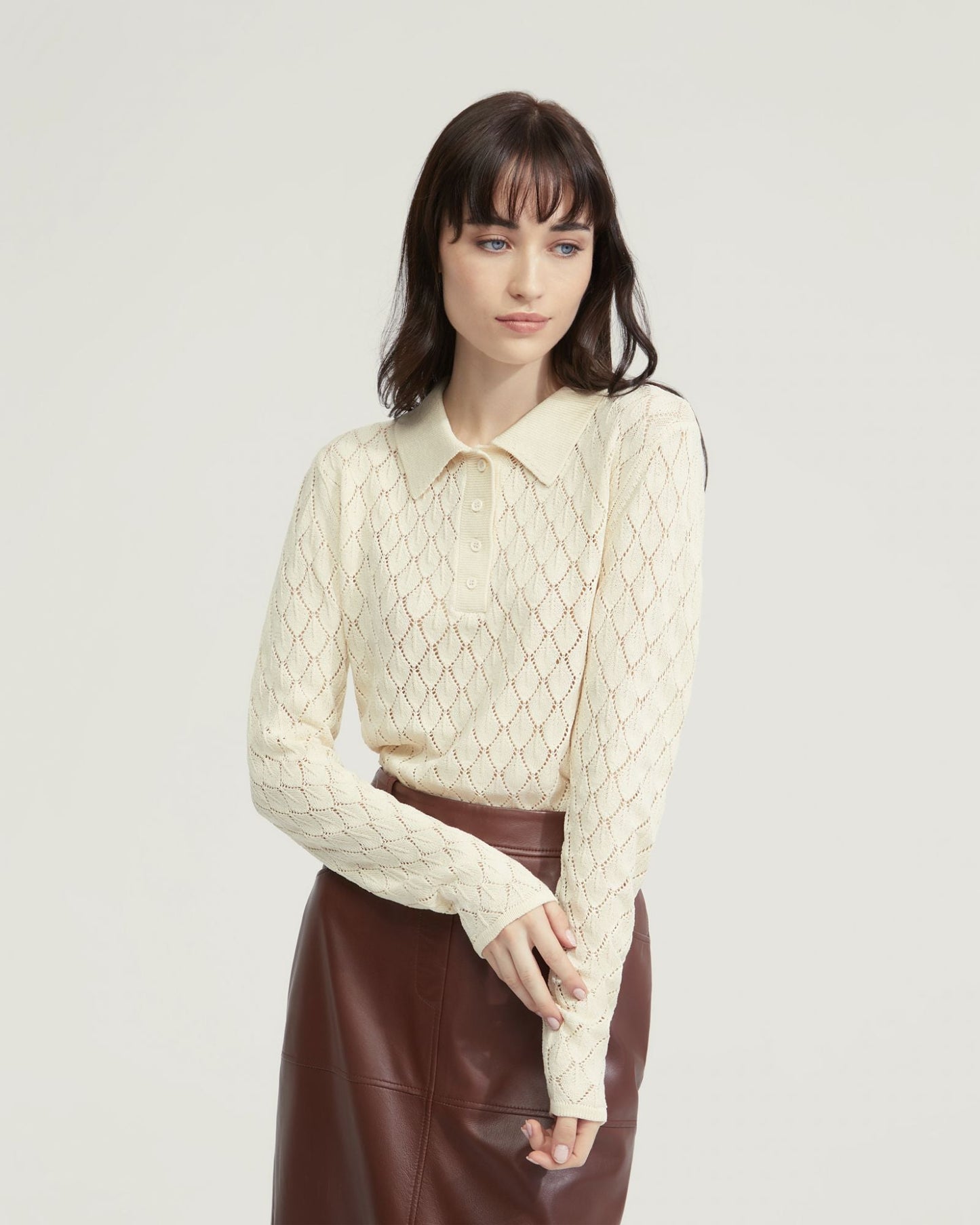 Hana Polo Neck Knit