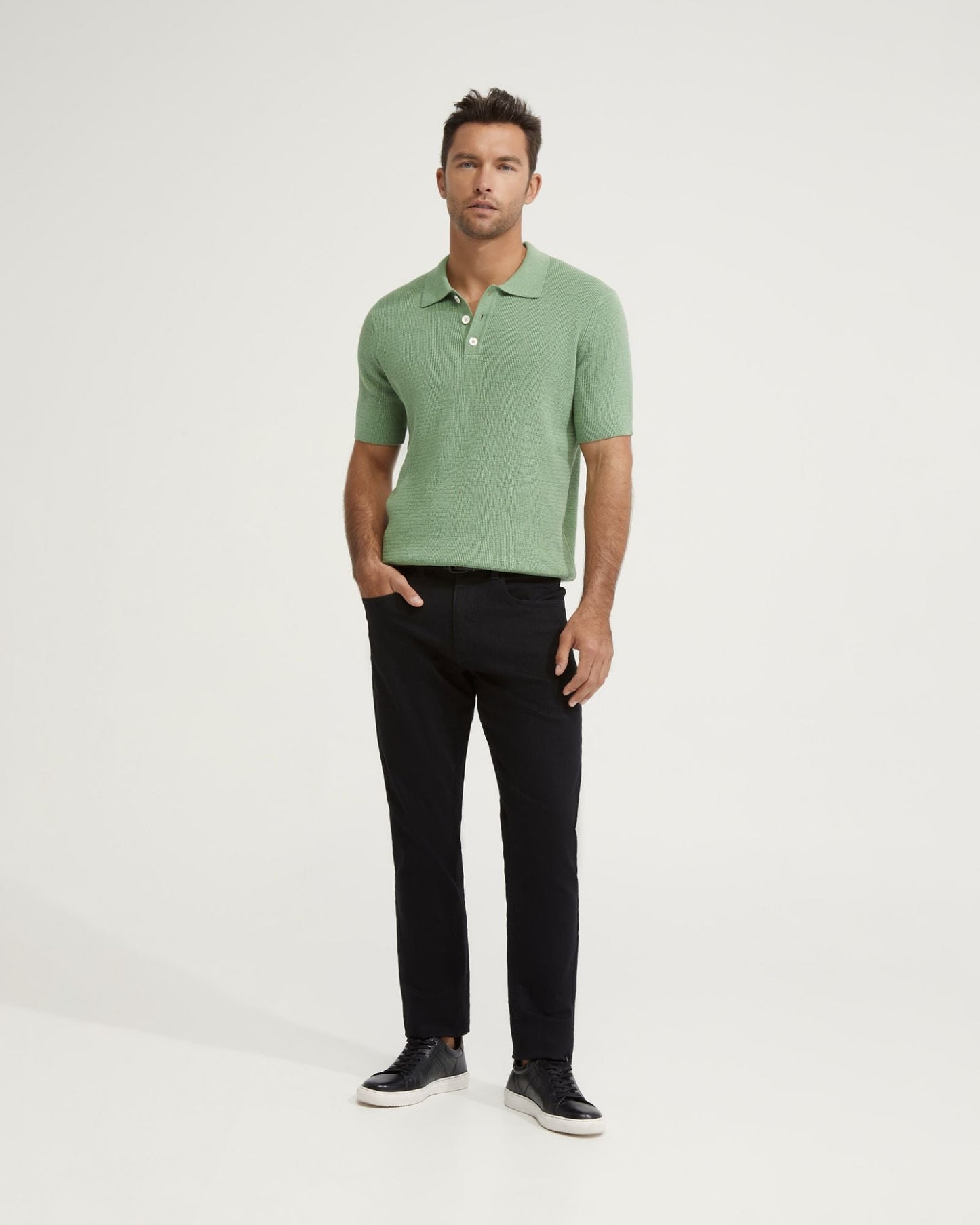 Dale Cotton Knitted Polo