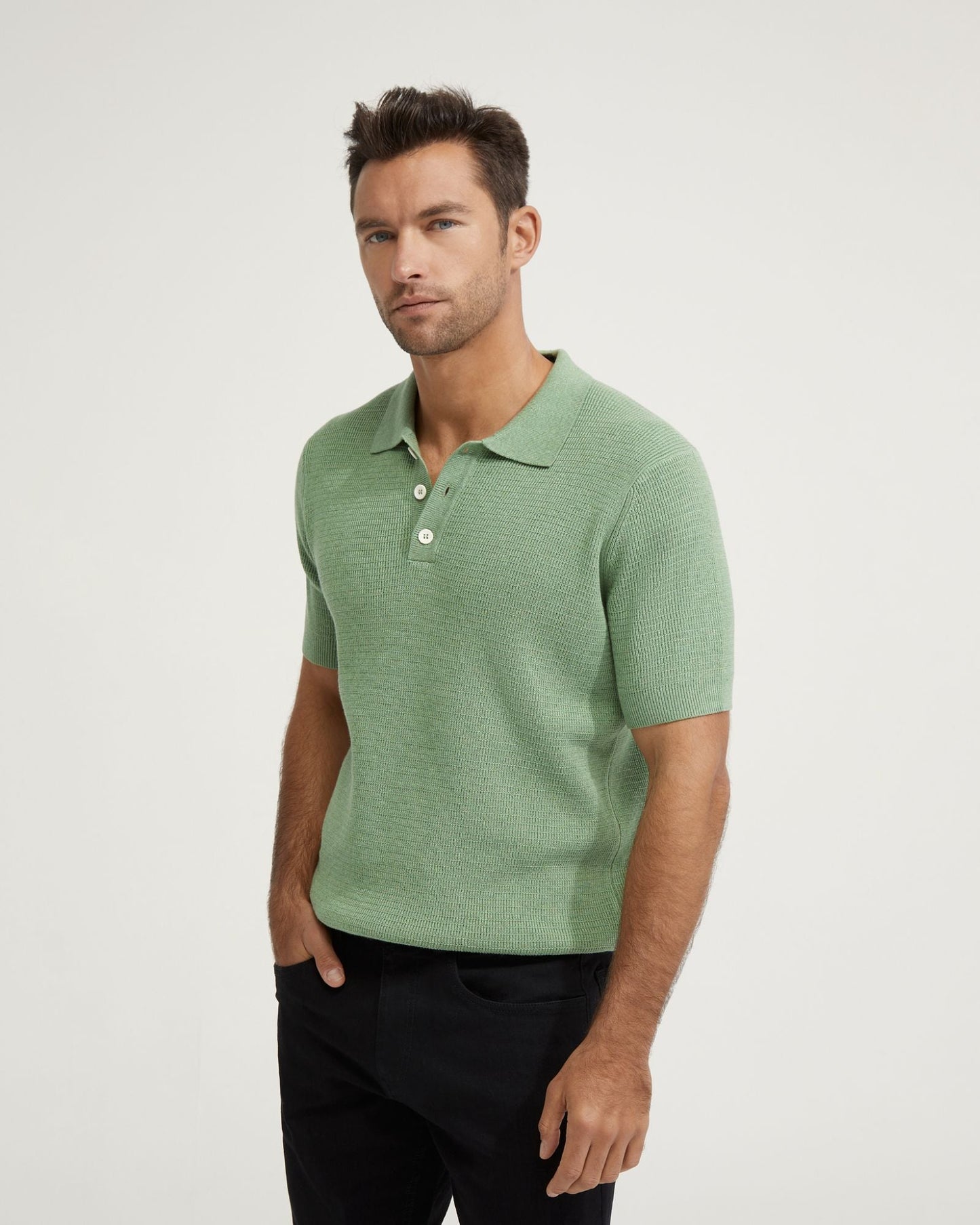 Dale Cotton Knitted Polo