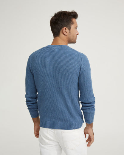 Kane Cotton Rib V-Neck Knit