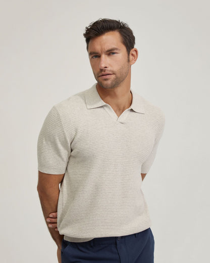 Corbin Cotton Knitted Polo
