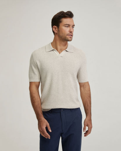 Corbin Cotton Knitted Polo
