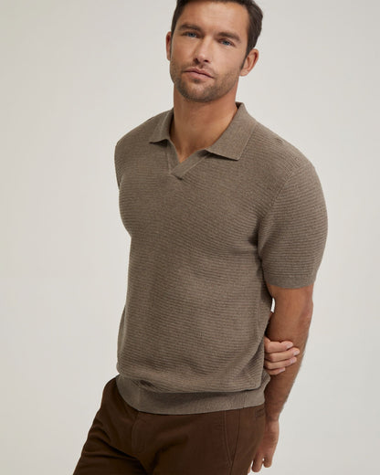 Corbin Cotton Knitted Polo