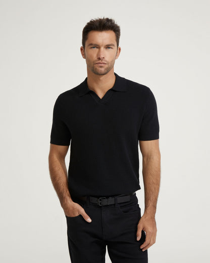 Corbin Cotton Knitted Polo