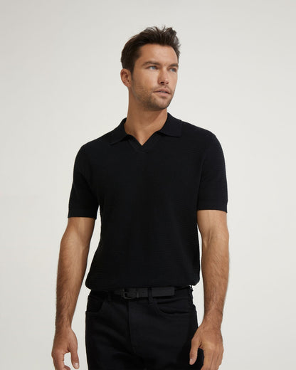 Corbin Cotton Knitted Polo