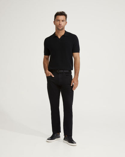 Corbin Cotton Knitted Polo