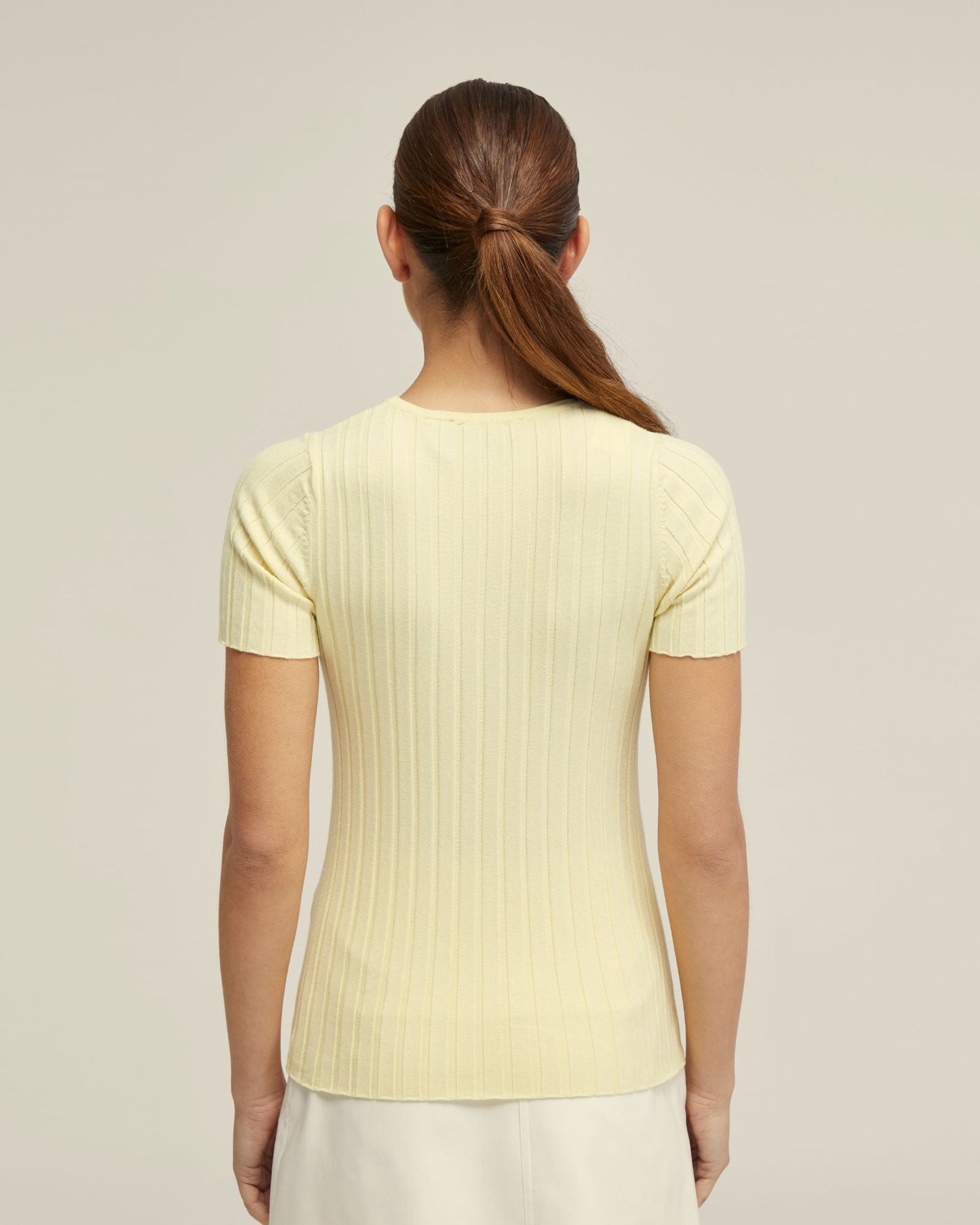 Sasha Crew Neck Rib Knit