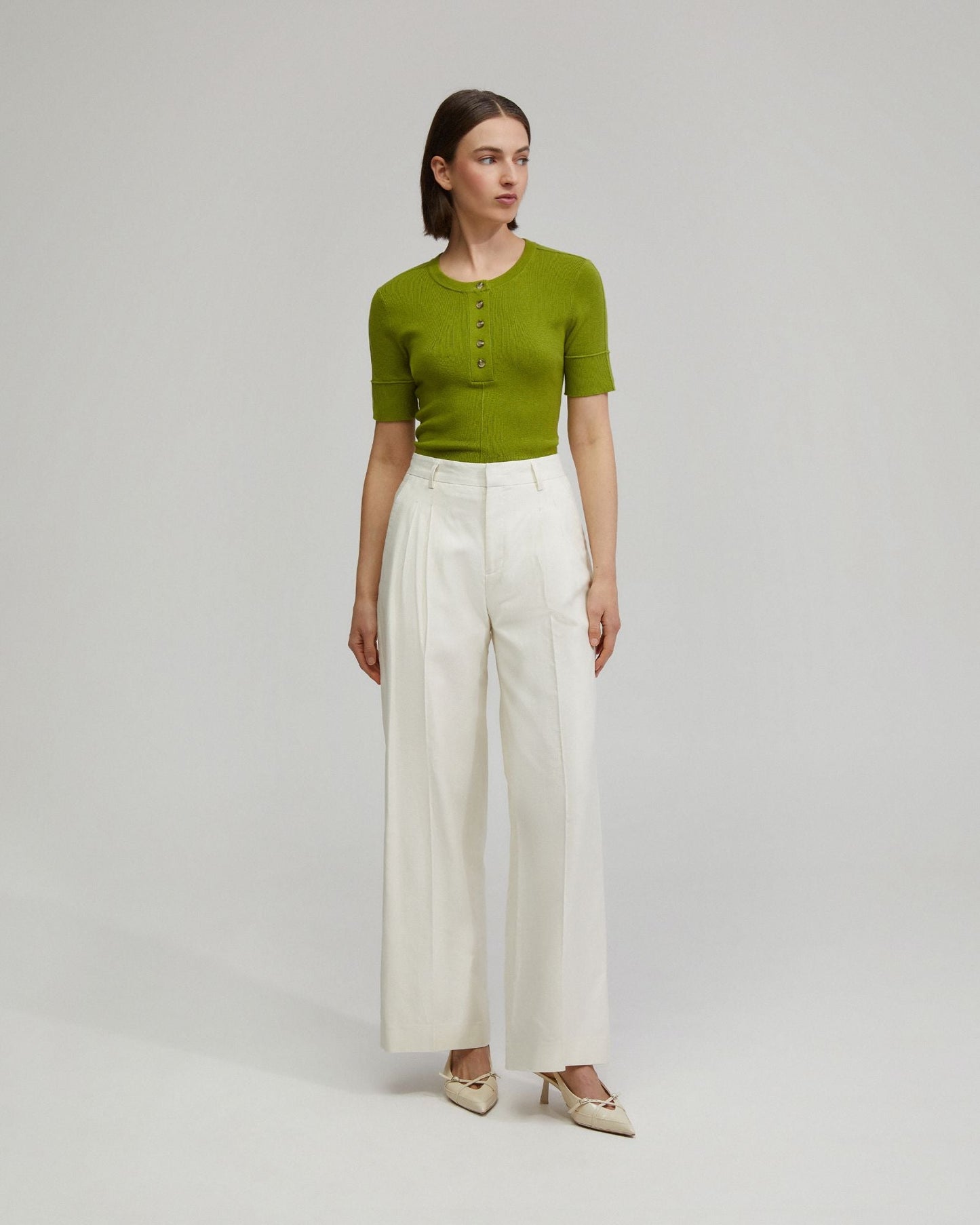 Helena Button Front Knit