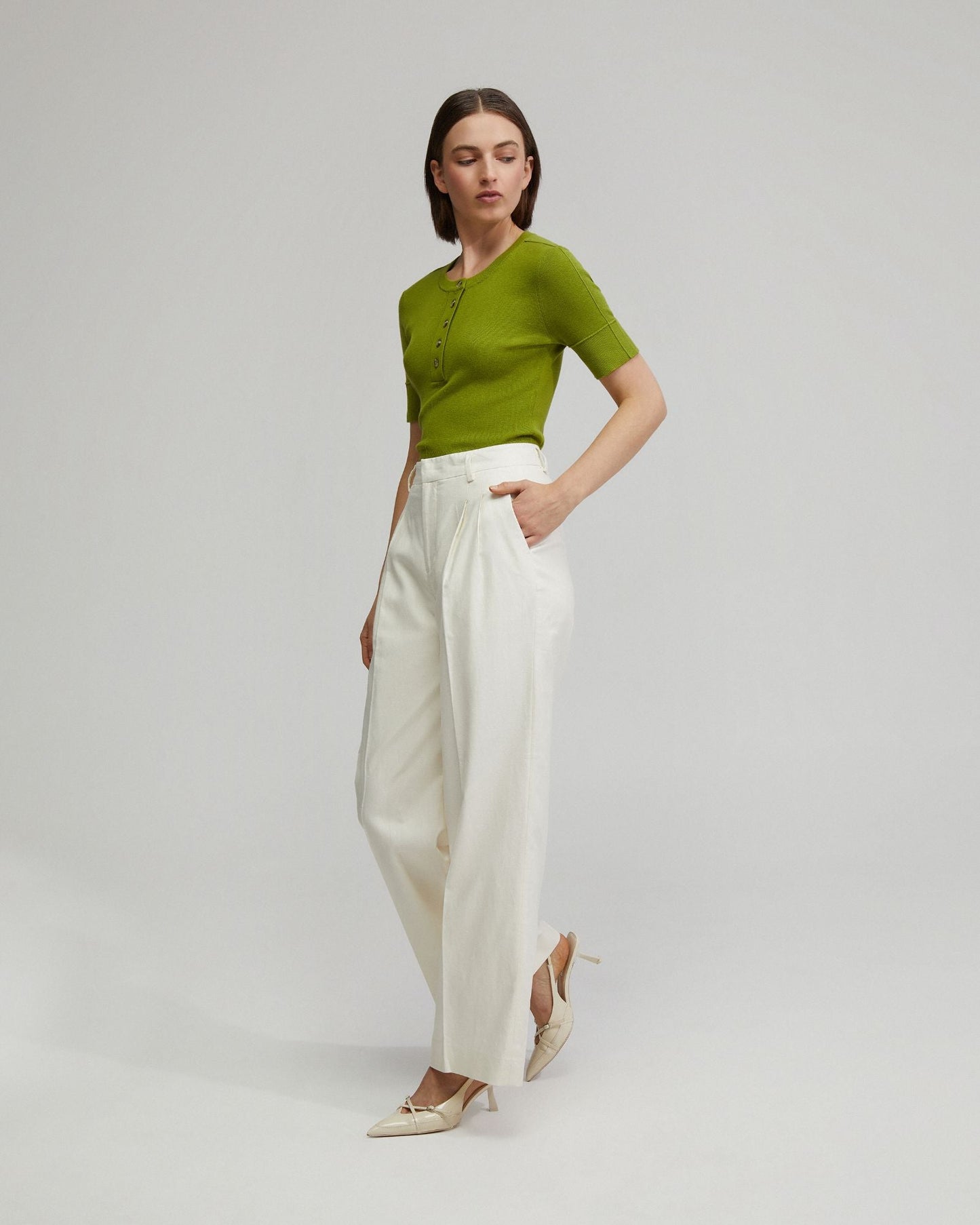 Helena Button Front Knit