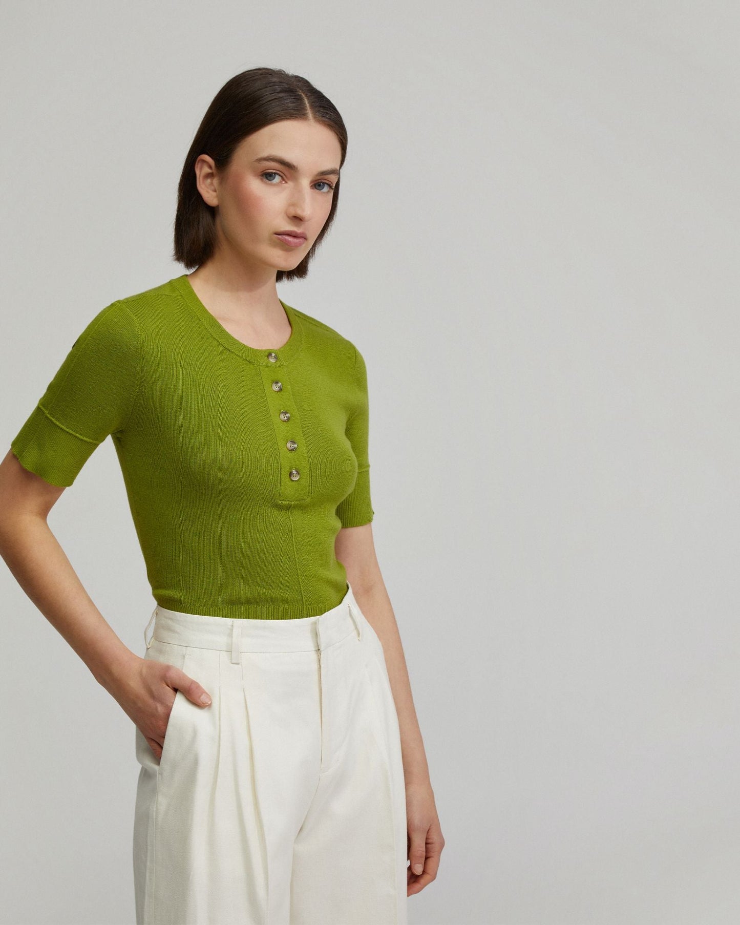 Helena Button Front Knit