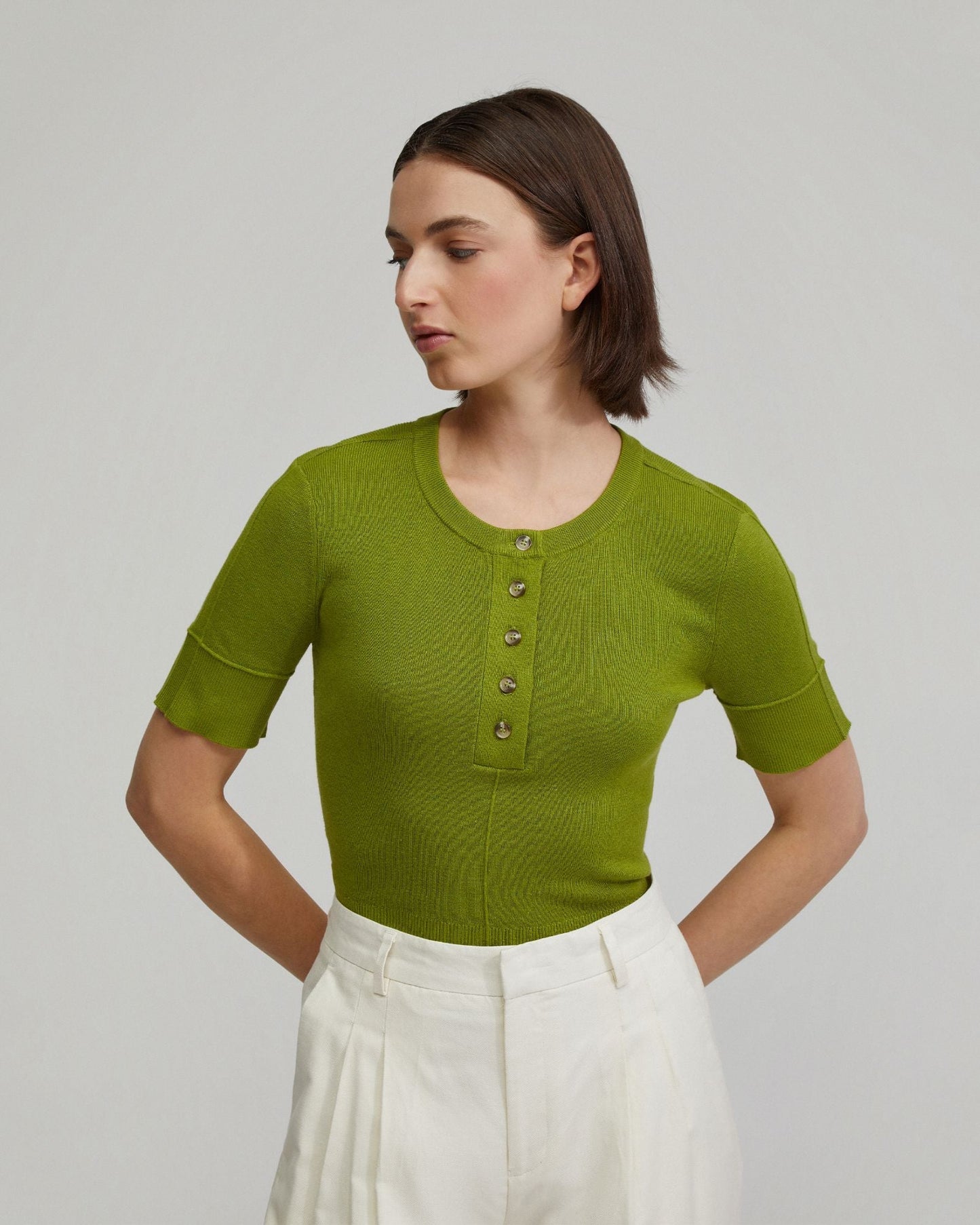 Helena Button Front Knit