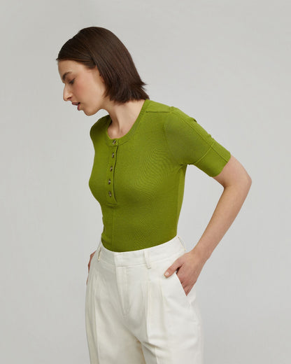 Helena Button Front Knit