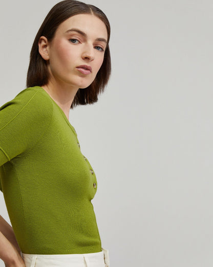 Helena Button Front Knit
