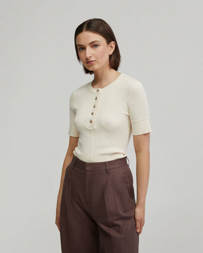 Helena Button Front Knit