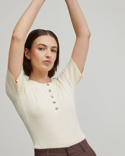 Helena Button Front Knit