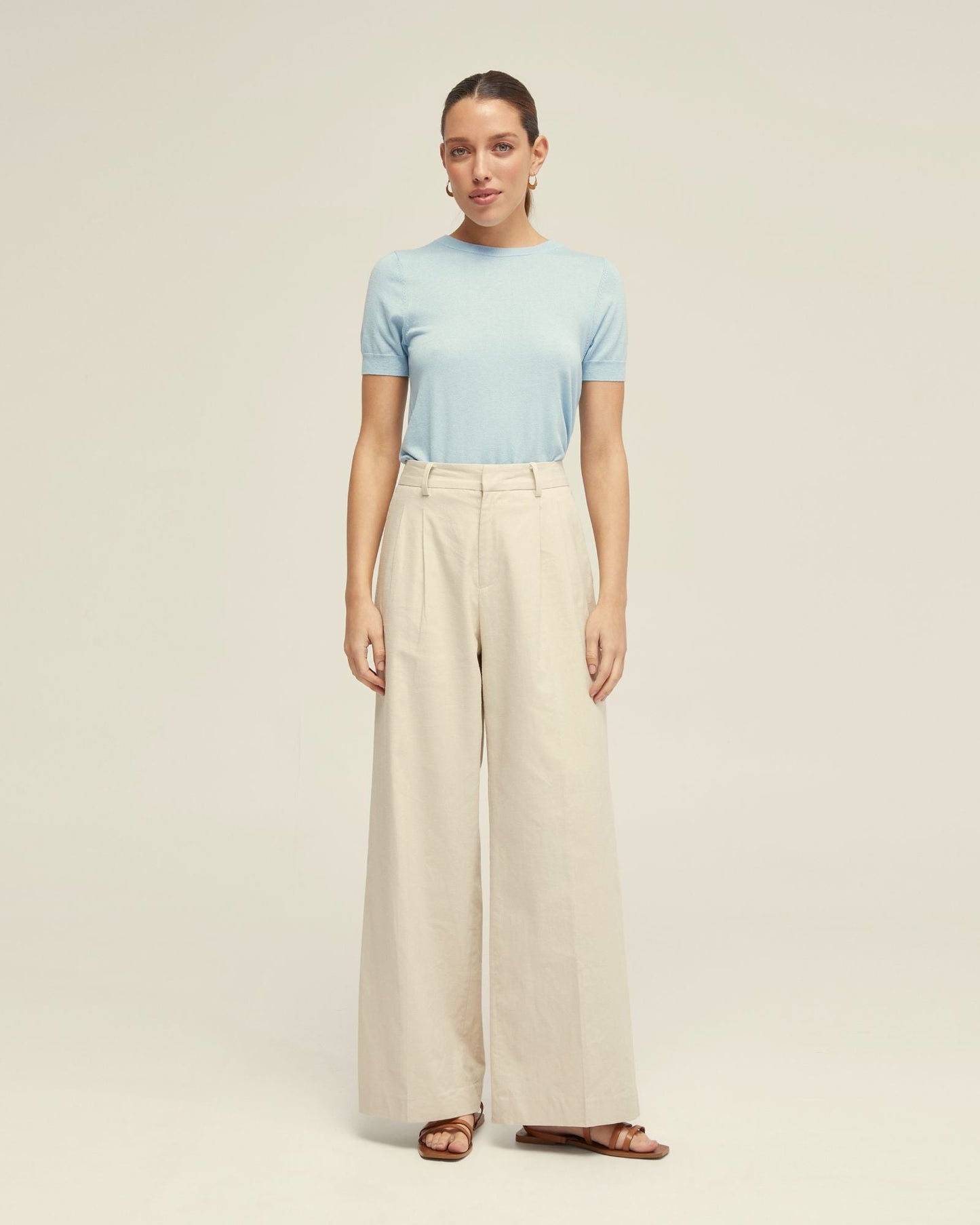 Grace Short Sleeve Cashmere Blend Knit