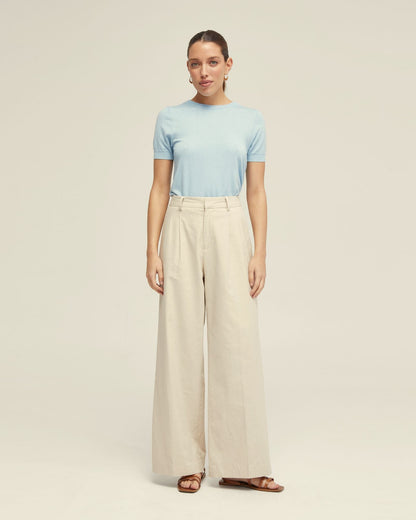 Grace Short Sleeve Cashmere Blend Knit