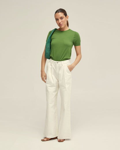 Grace Short Sleeve Cashmere Blend Knit