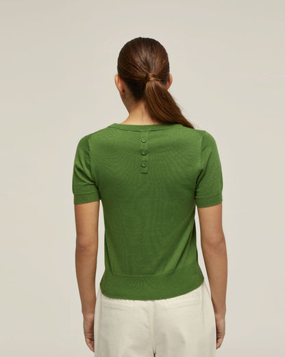 Grace Short Sleeve Cashmere Blend Knit