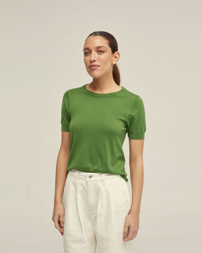Grace Short Sleeve Cashmere Blend Knit