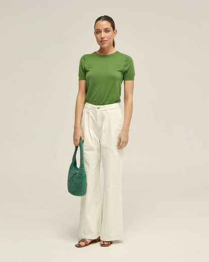 Grace Short Sleeve Cashmere Blend Knit