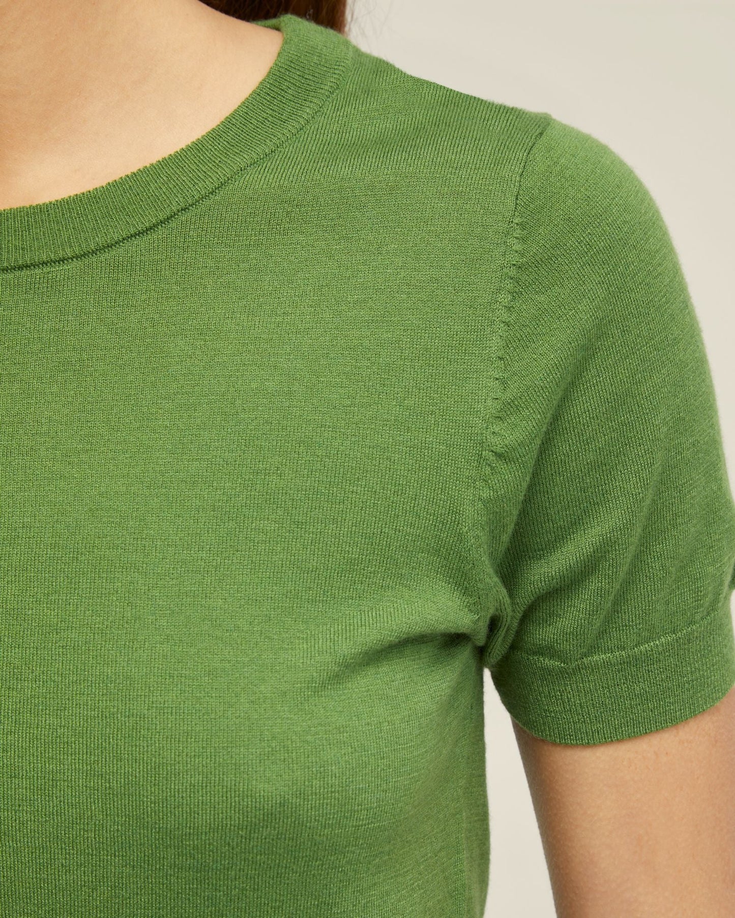 Grace Short Sleeve Cashmere Blend Knit