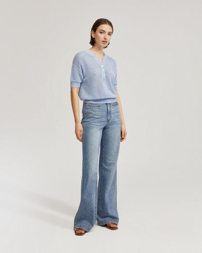 Gita Knitted Button Top