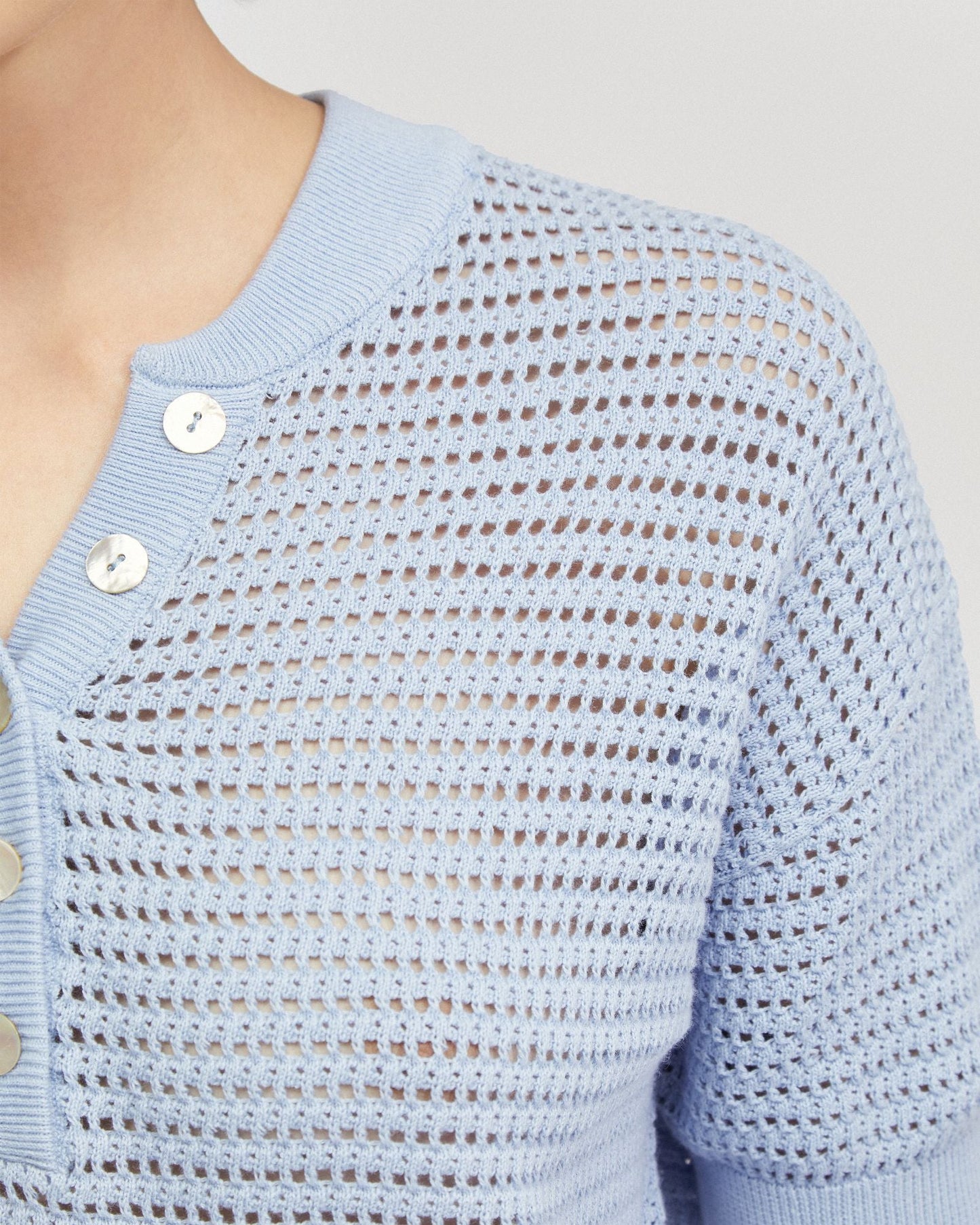 Gita Knitted Button Top
