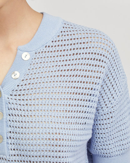 Gita Knitted Button Top