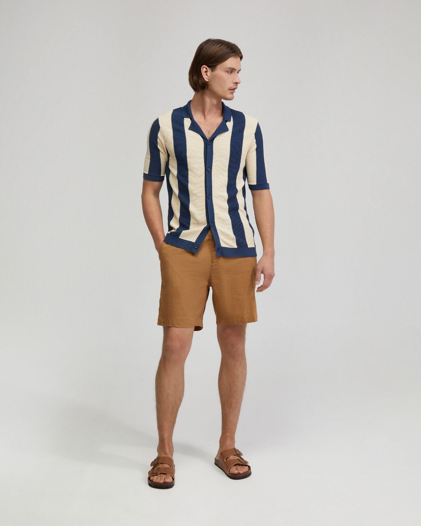 Marty Knitted Stripe Shirt
