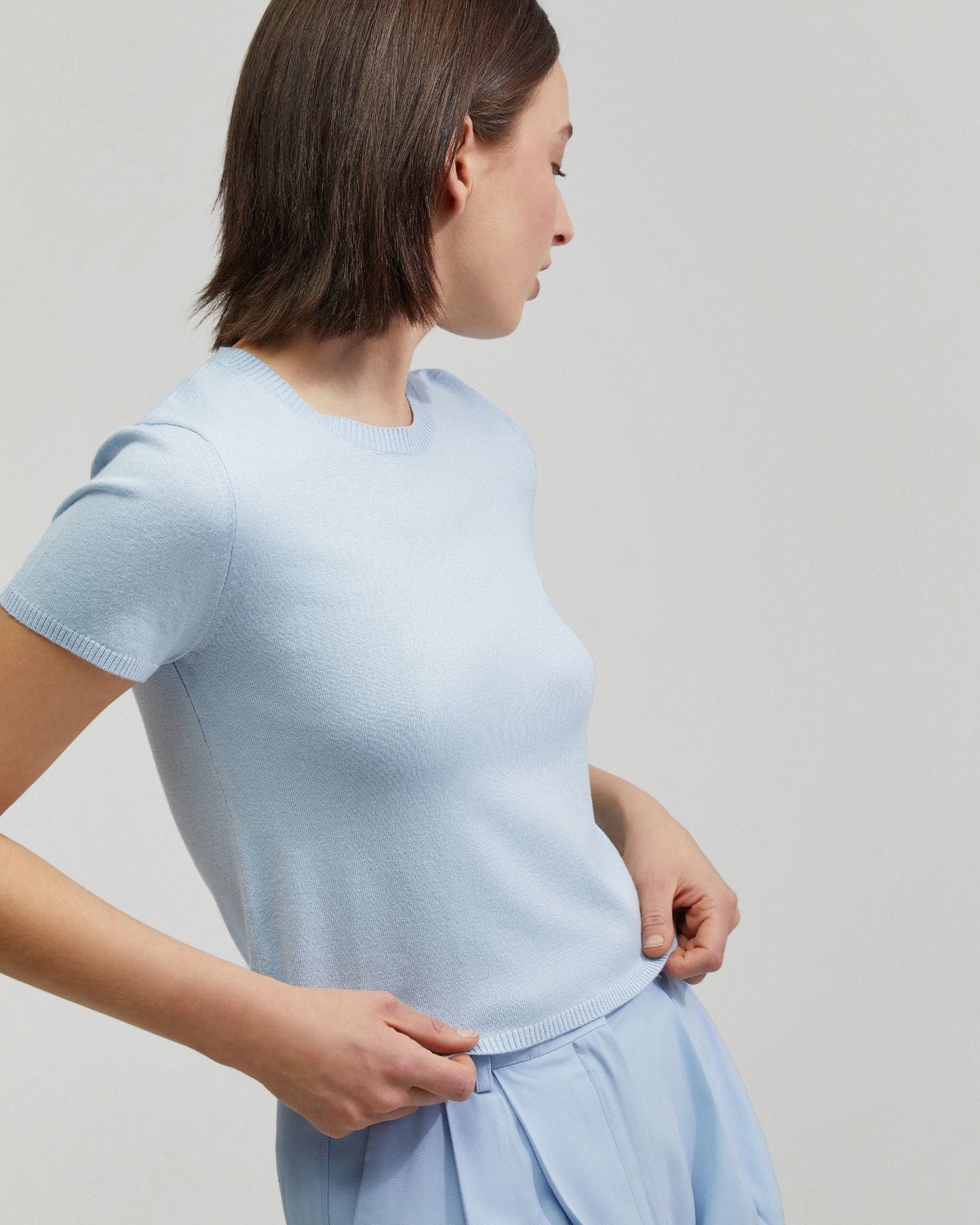 Olivia Crop Knit Top