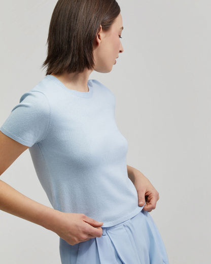 Olivia Crop Knit Top