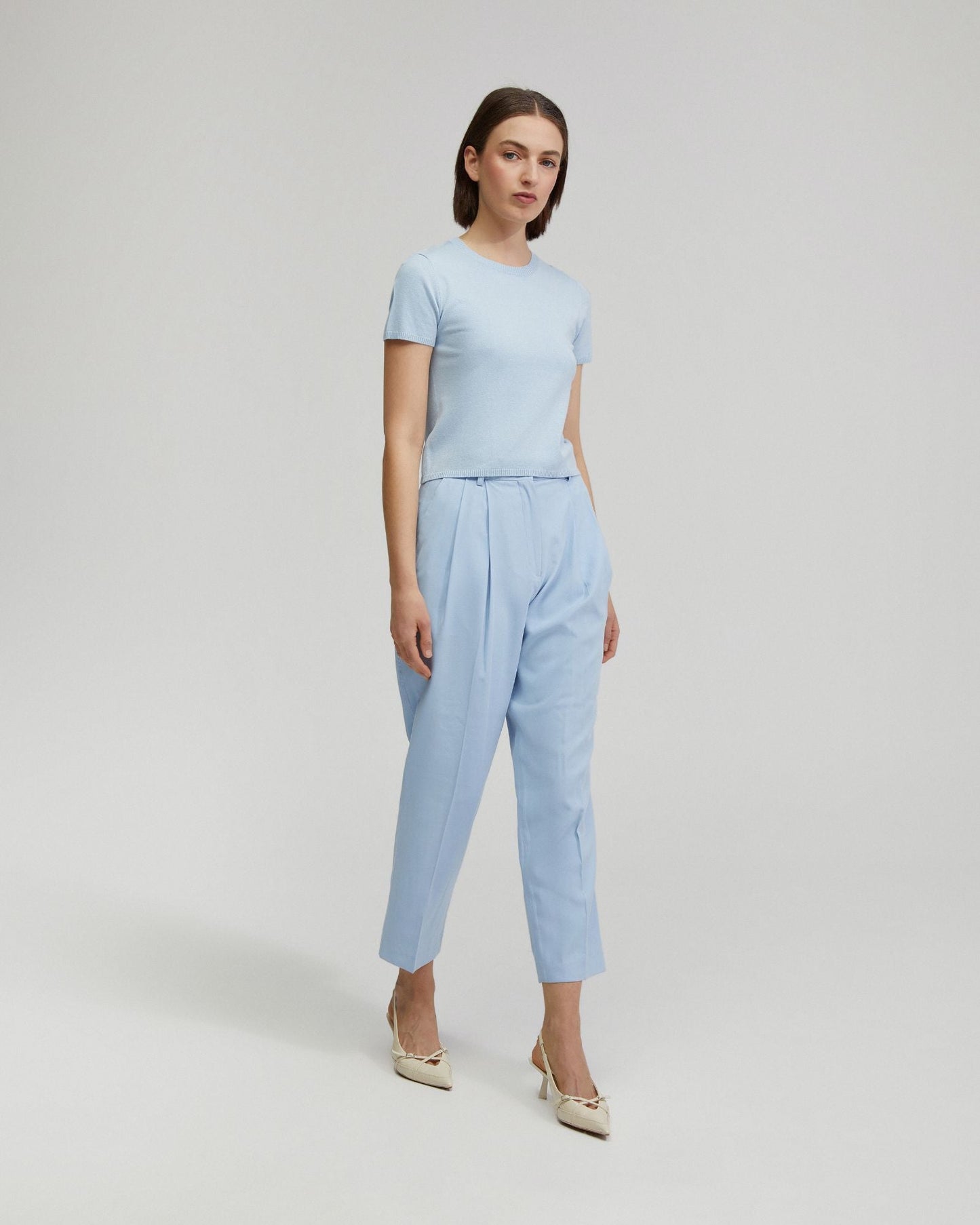 Olivia Crop Knit Top