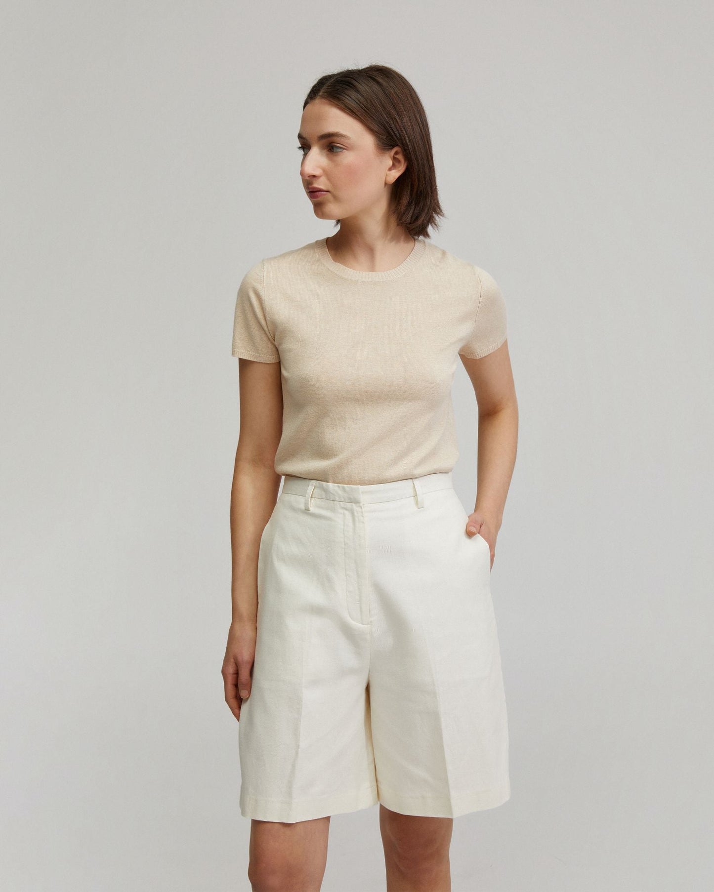 Olivia Crop Knit Top