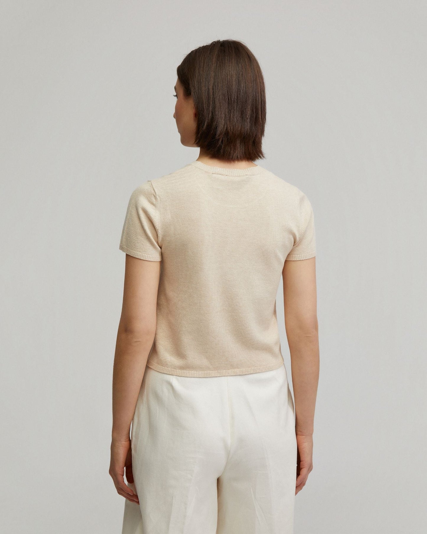 Olivia Crop Knit Top