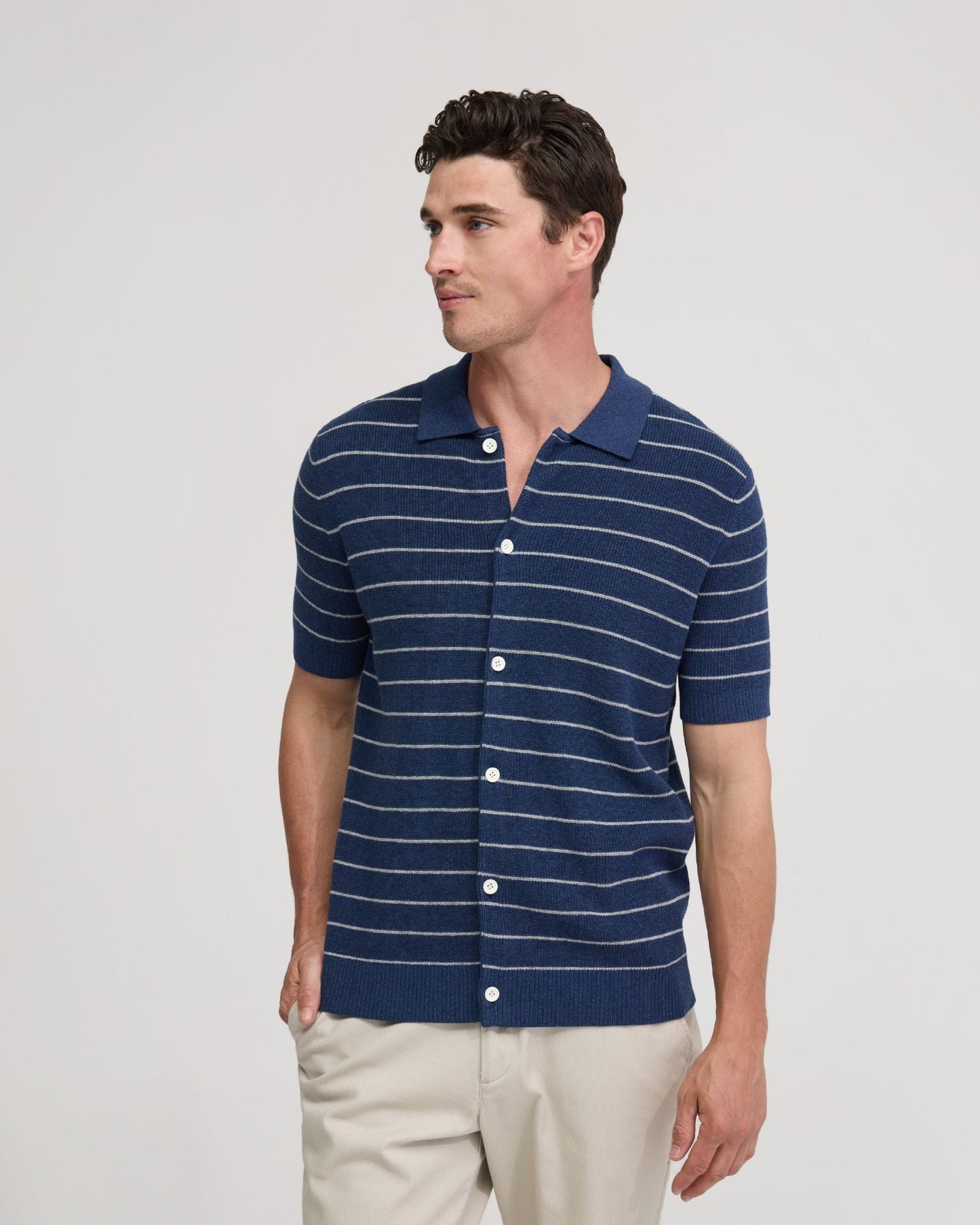Carlos Stripe Knitted Shirt