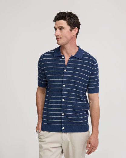 Carlos Stripe Knitted Shirt