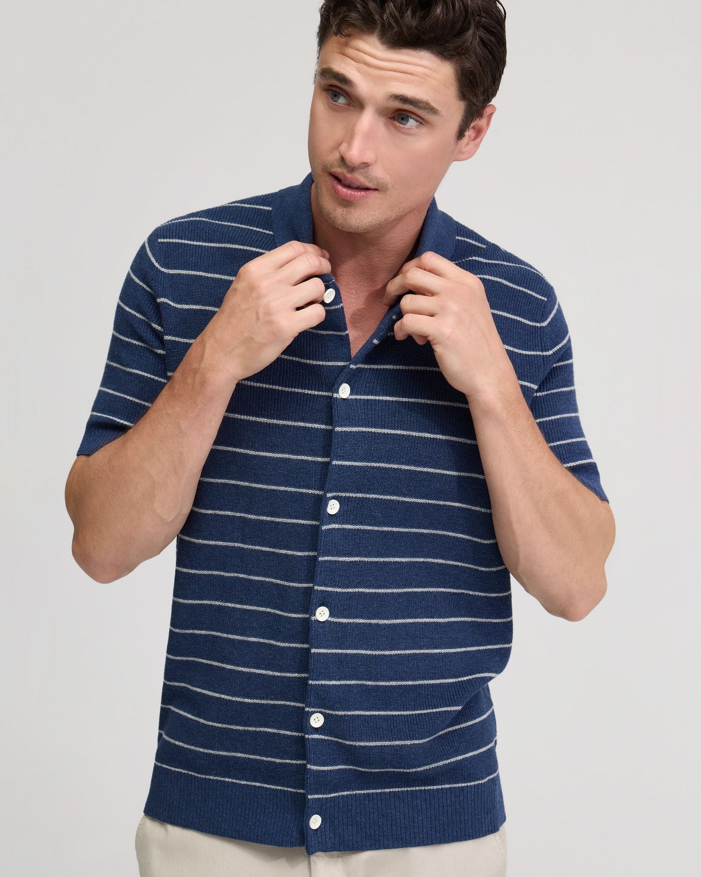 Carlos Stripe Knitted Shirt