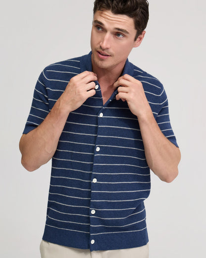 Carlos Stripe Knitted Shirt