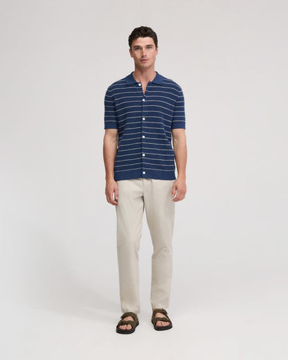 Carlos Stripe Knitted Shirt