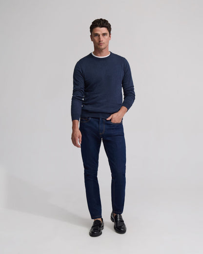 Crew Neck Cotton Cashmere Knit