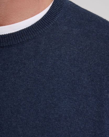 Crew Neck Cotton Cashmere Knit
