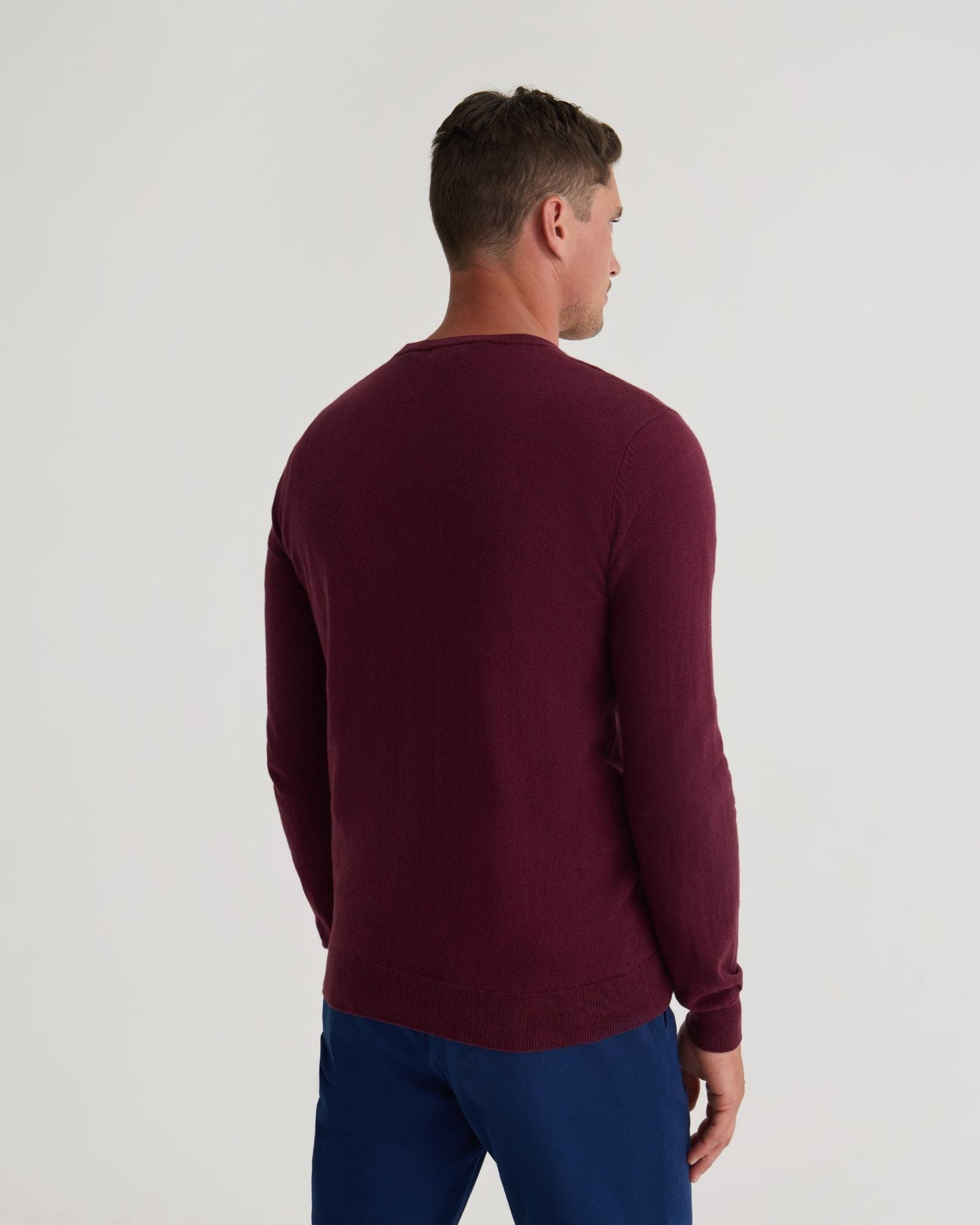 Crew Neck Cotton Cashmere Knit