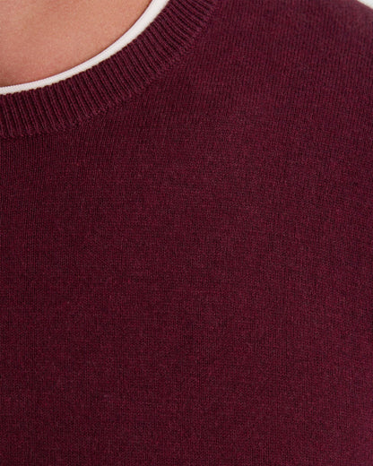 Crew Neck Cotton Cashmere Knit