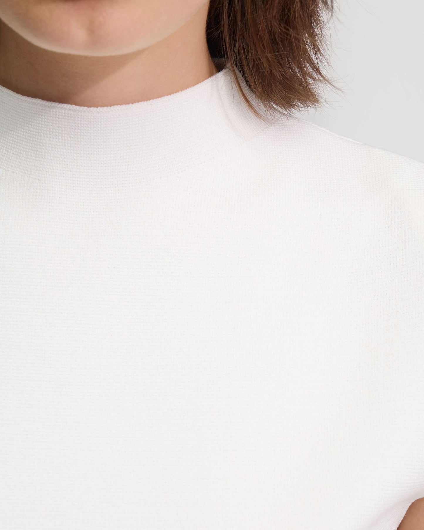Pepper Knitted Funnel Collar Top