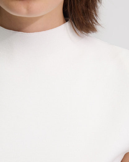 Pepper Knitted Funnel Collar Top